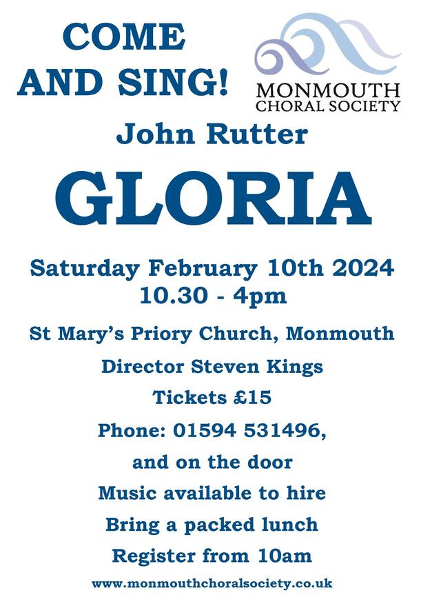 Come and Sing: John Rutter - "Gloria"